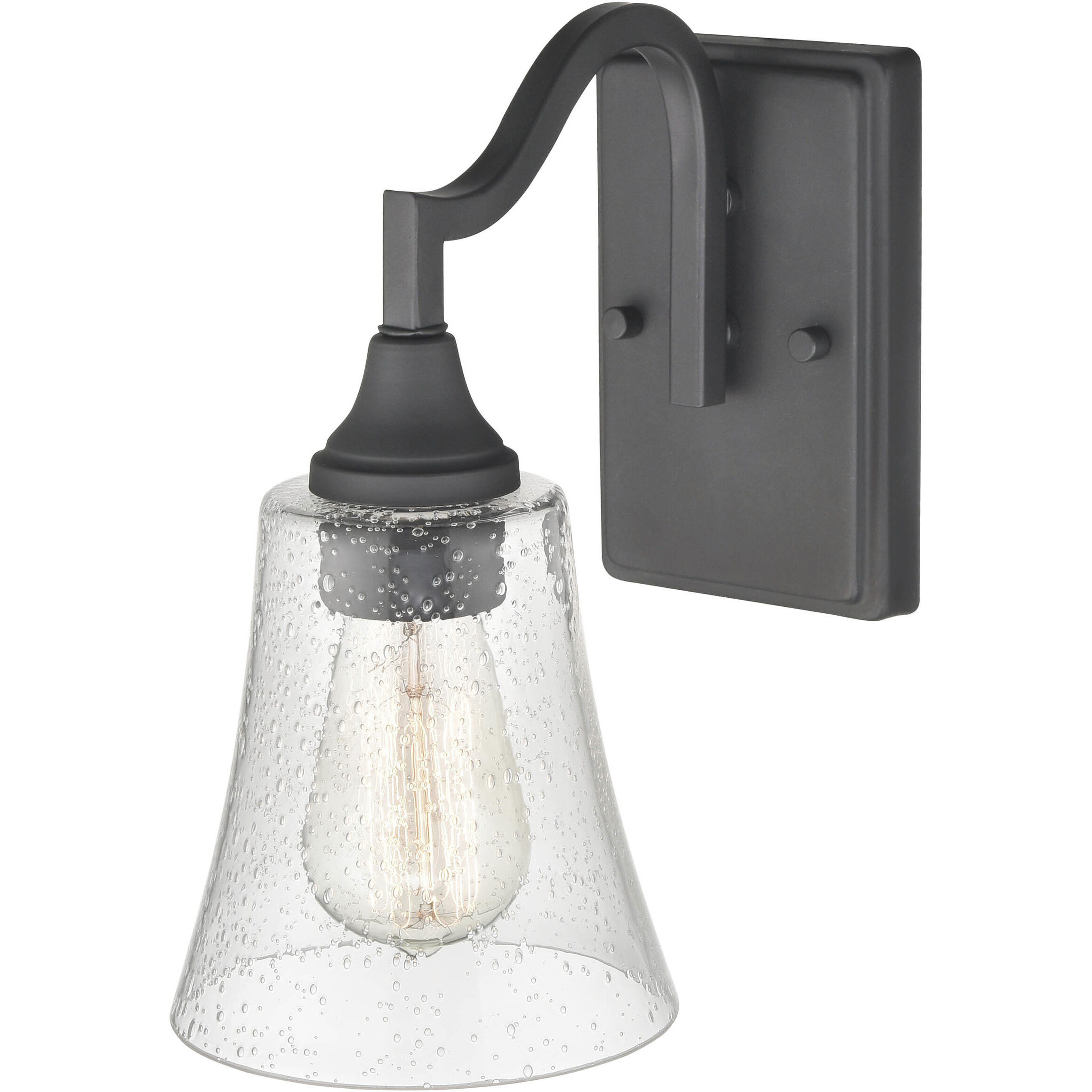 Caily Wall Sconce Wall Light in Matte Black